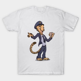 Chill Cheetah Bus Driver T-Shirt